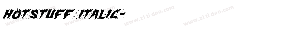 HotStuff Italic字体转换
